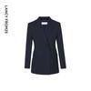 Women's Wool Blend Double-Breasted Suit Jacket
