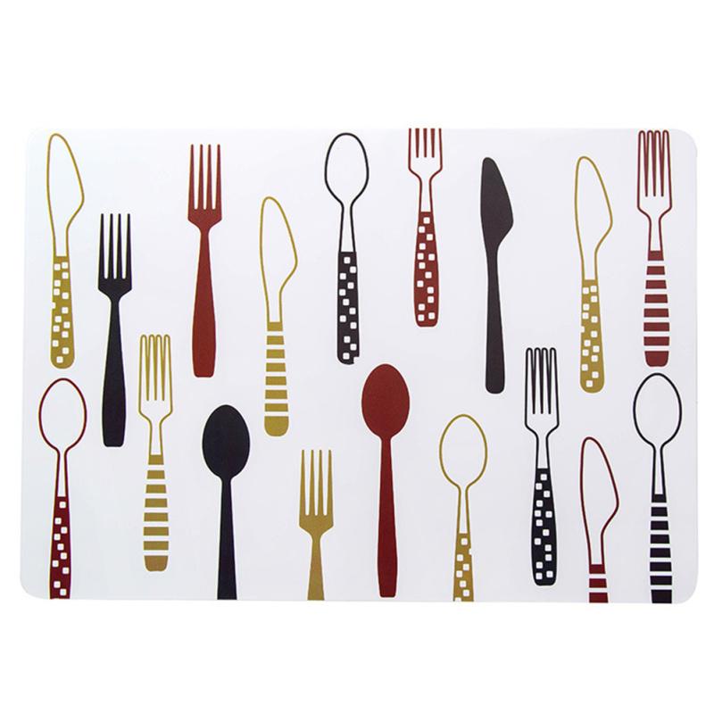 Einfaches Cartoon-Tischset Tischschutzpad Haushaltsornamente Geschirr