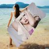 L-Lady Gaga Microfiber Printed Beach Towel Mountain Climbing Yoga Beach Swimming Running Absorbent Soft Towel