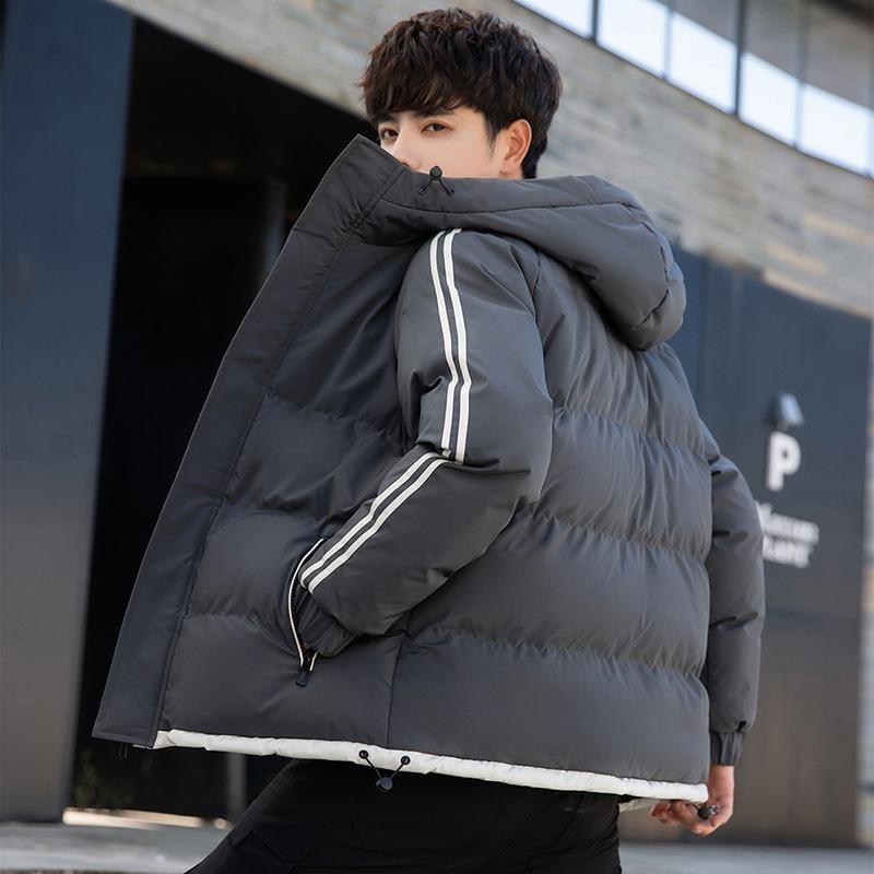 Men's Jacket Autumn Winter New Men's Cotton Coat Korean Style Trendy Short Cotton Jacket Thickened Down Cotton Clothing for Men