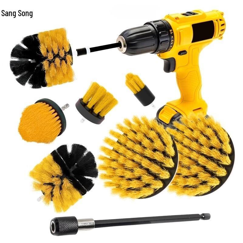 Electric Drill Brush 7-Piece Cleaning Kit