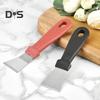 1 Set Wire Brush Oven Scraper Set Anti-scratch Anti-slip Handle Smooth Stainless Steel Grease Remover Gap Cooker Hood Hearth Kitchen Cleaning Tool