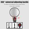 Bike Mirror 360 Degree Adjustable Rotatable Handlebar Mirror Wide Angle Bike Mirror Cycling Rear