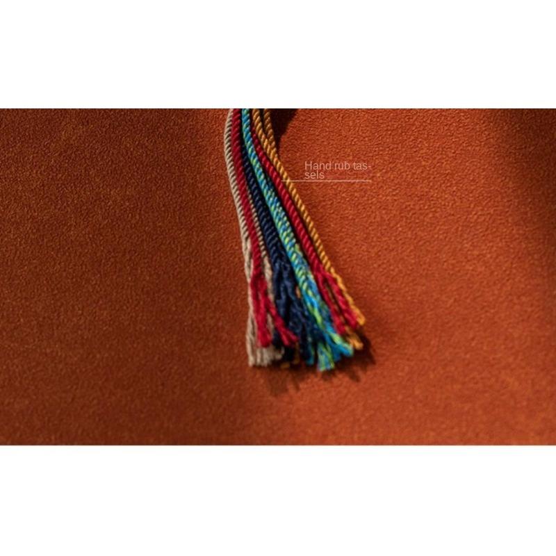 Hand-woven Colorful Hand Rope Plain Rope Hand Rubbing Cotton Bracelet Jewelry Ethnic Style Bracelet Adjustable Gift