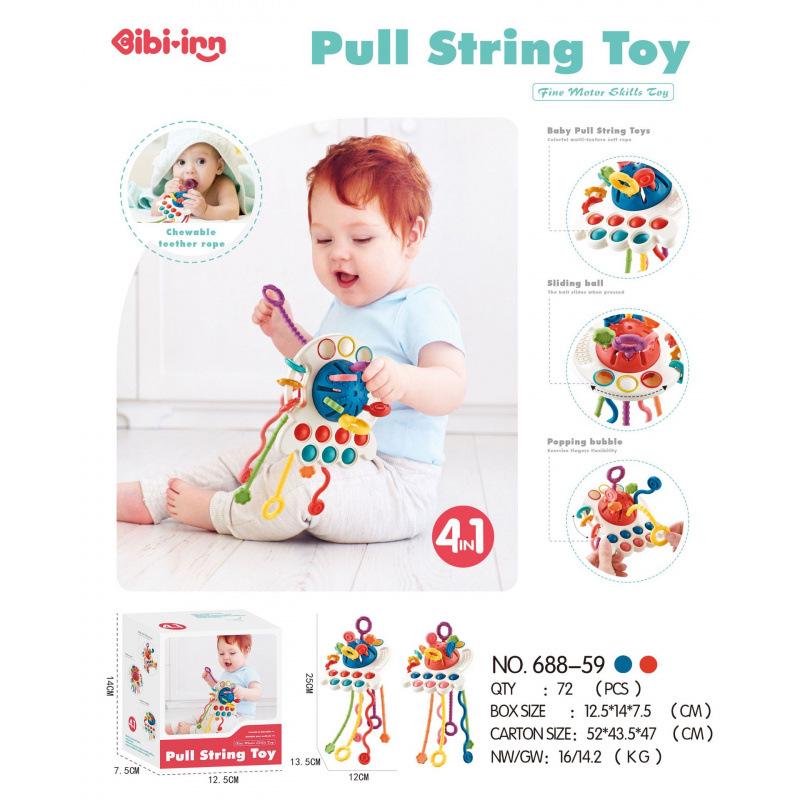 Octopus Teething & Grasping Toy for Babies 0-1 Year