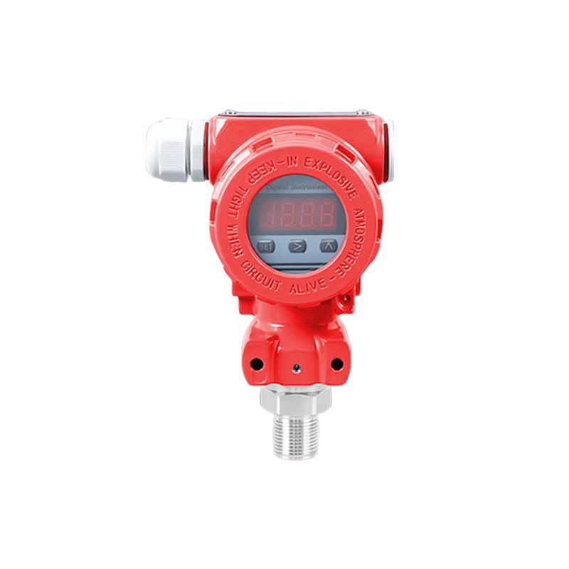 Explosion-proof Pressure Transmitter Sensor with LED Display for Liquid, Oil, Gas, and Negative Pressure Applications