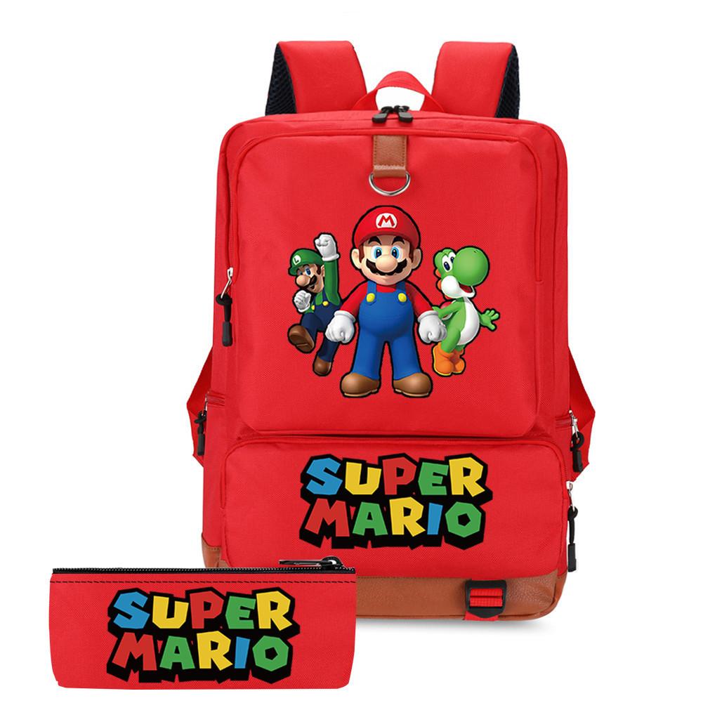 Cartoon Backpack, Primary And Secondary School Schoolbag, Backpack, Pencil Case, Two-Piece Set, Computer Bag.