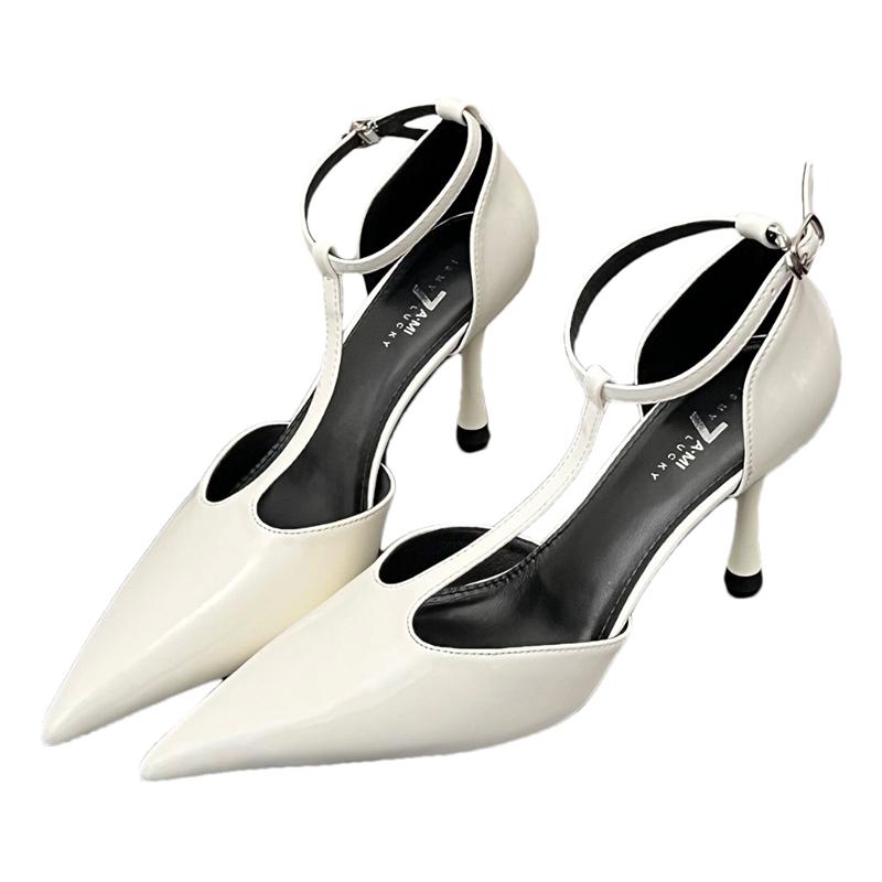 Fashion Women High Heels Sandals Pointed Toe Heeled Slippers Designer Woman Shoes 2025 Summer New Stilettos Pumps Sexy Chaussures Femme