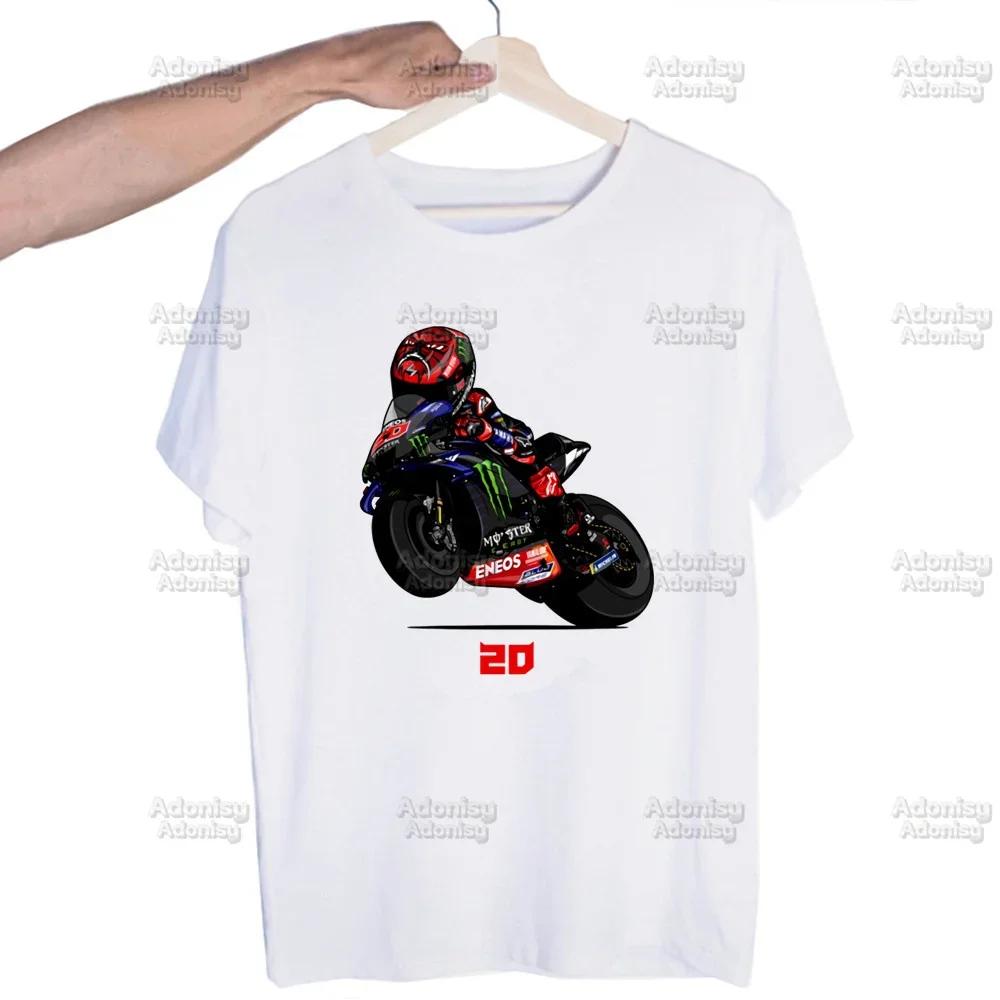Fabio Quartararo Summer New Fashion Trendy  Unisex Casual T-shirt Printing Tees  Unisex's Short-Sleeved O-neck Tops Shirt