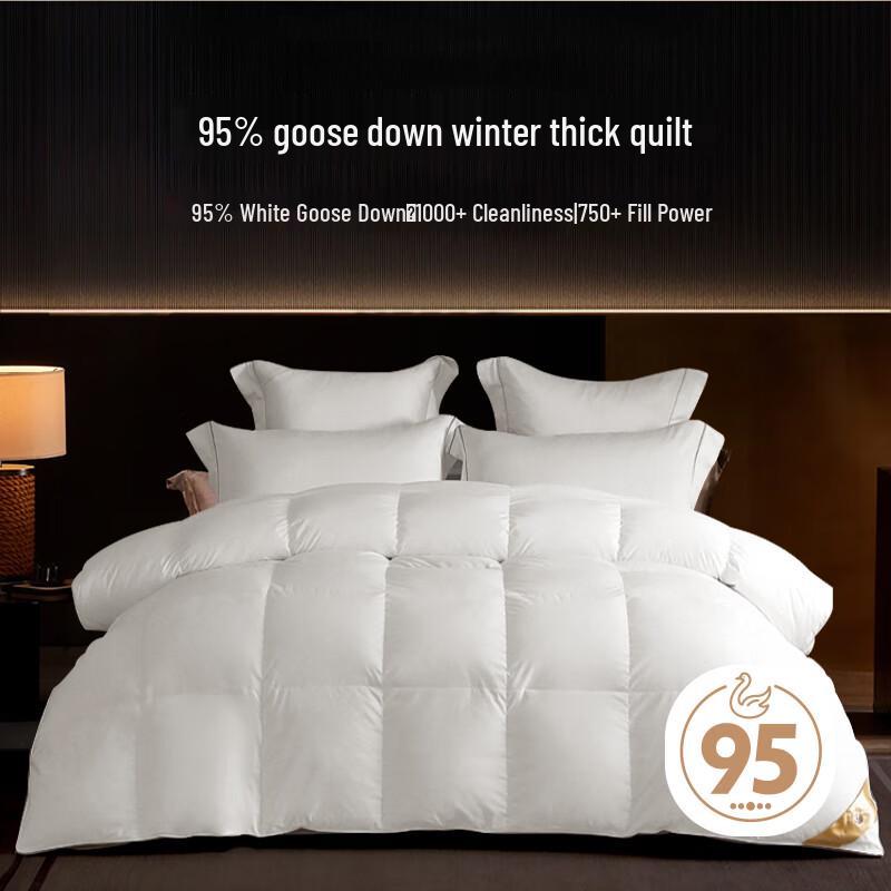 Yuanshenghuo Class A 95% White Goose Down Winter Comforter