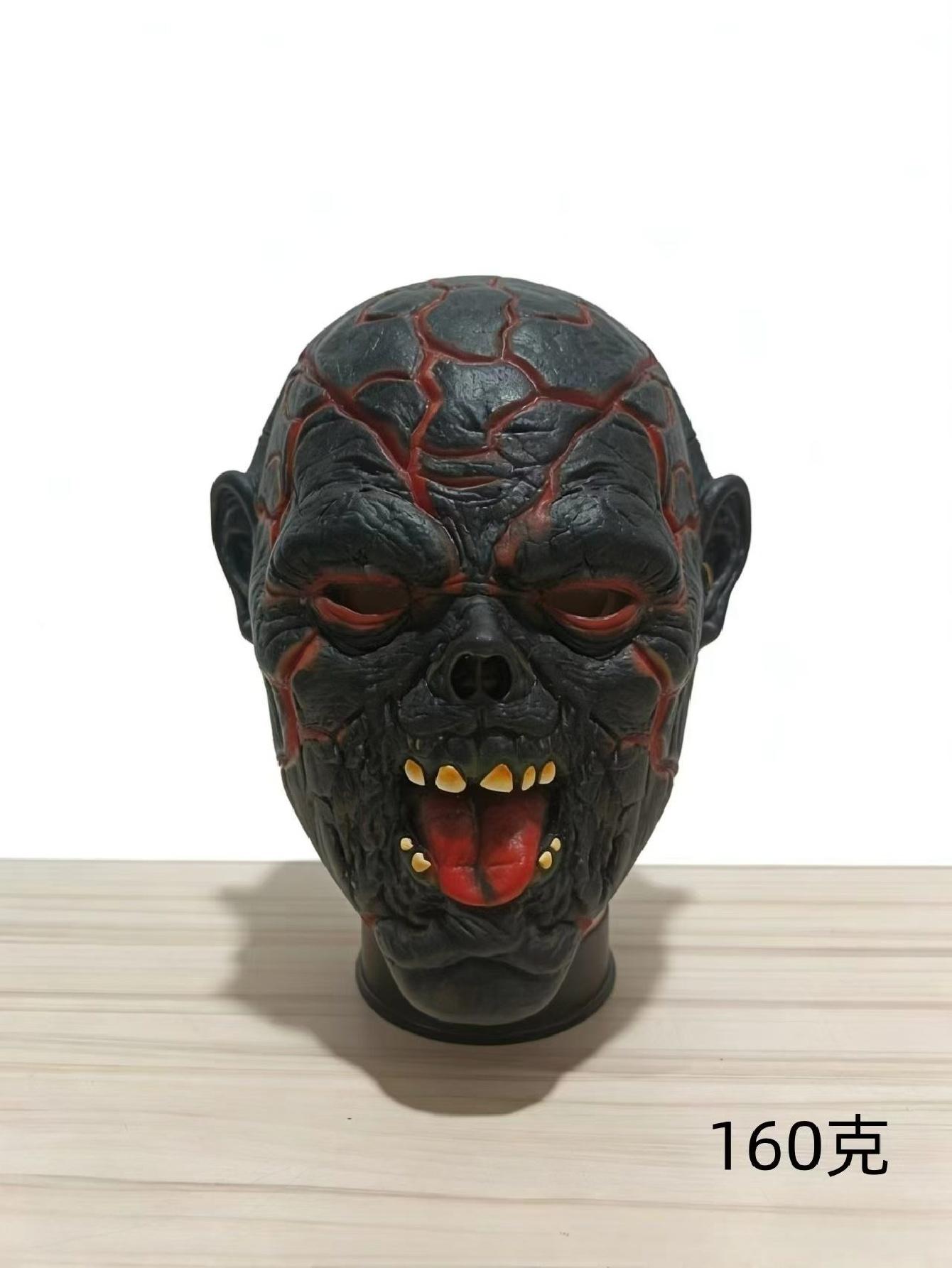 

Halloween Scary Zombie Mask Red Cracked Vein Tactical Cosplay Costume Accessory чёрный