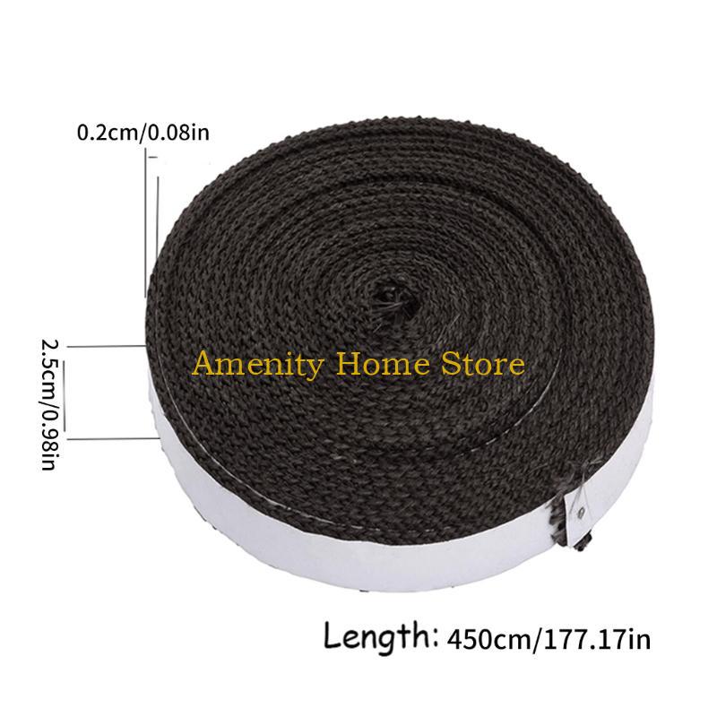 F26C Durable Lid Seals High Temp Grill Gasket Grill Seals Replacement Fiber Material Gift Suitable for All Grill Enthusiasts