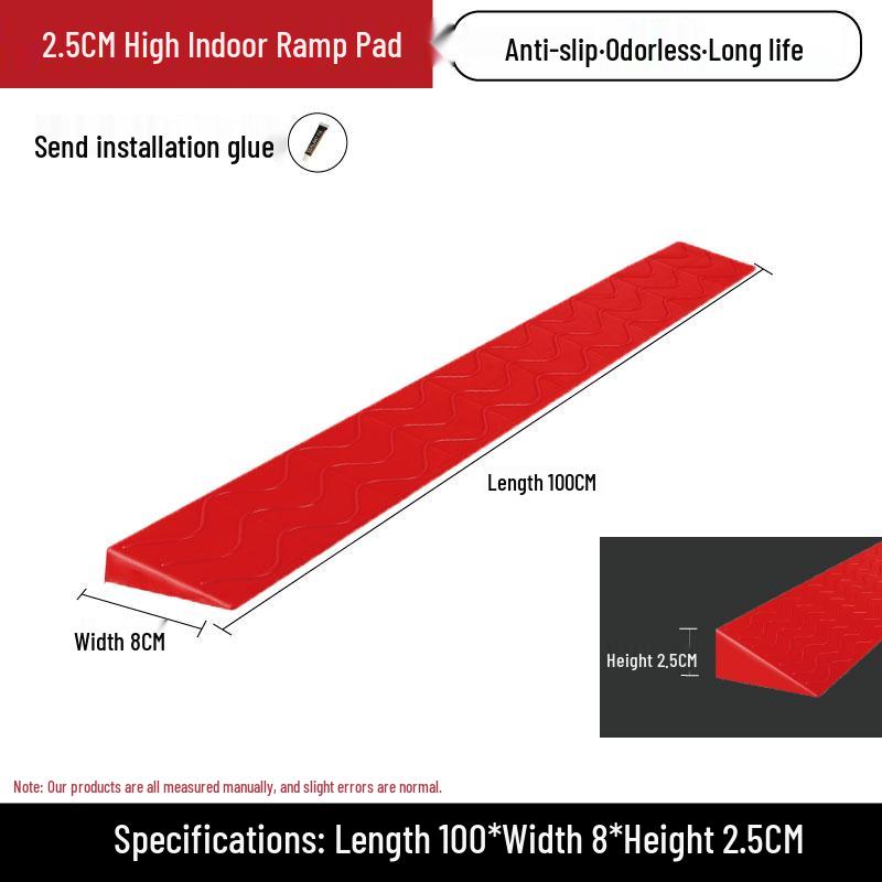 Threshold Uphill Ramp Mat for Indoor Sweeping Robots
