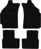 Black Velour Floor Mats For: Chevrolet Spark II M200 Hatchback (2005-2009)