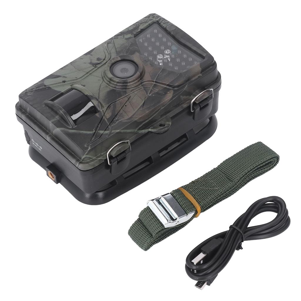 Infrared Night Vision Hunting Trail Camera 24MP HD Motion Activated Trail Camera for Security Monitoring