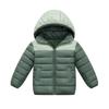7-16 Years Kids Boys Winter Warm Hooded Coat Windproof Zipper Jacket