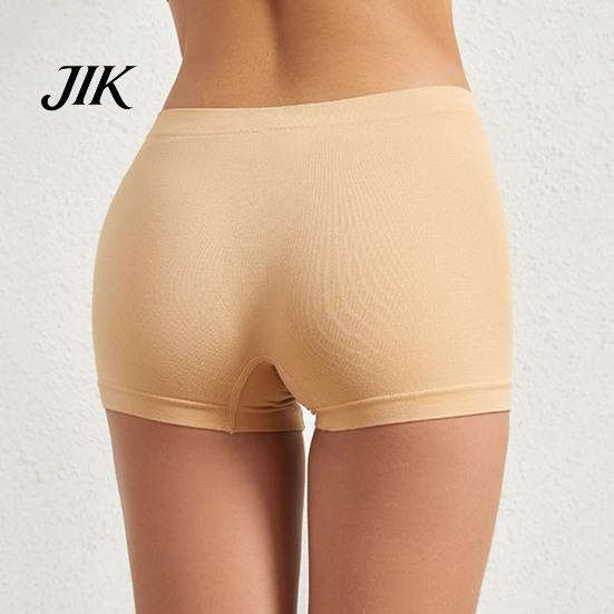 Mini Skirt Inner Shorts Women Safety Pants High Elasticity Solid Color Ice Silk Seamless Anti-exposure Waist Quick Dry Yoga Underpants