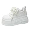 Fashion Hot Sales 8.5CM High Platform Sneakers Women Casual Sport Shoes Autumn Vulcanized Skateboard White Shoes Woman Chaussures Femme