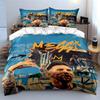 Messi Print Bedding Set Bedding Duvet Cover Set Duvet Cover Pillowcases (1 * Duvet Cover 2 * Pillowcases, without duvet insert)