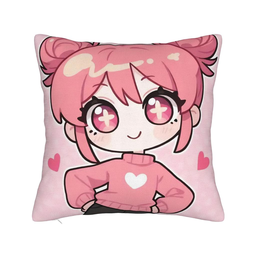 Decorative Pillowcase Trickcal CChibi Go Games Merchandise Home Pillow Case Cover Square Multiple Sizes