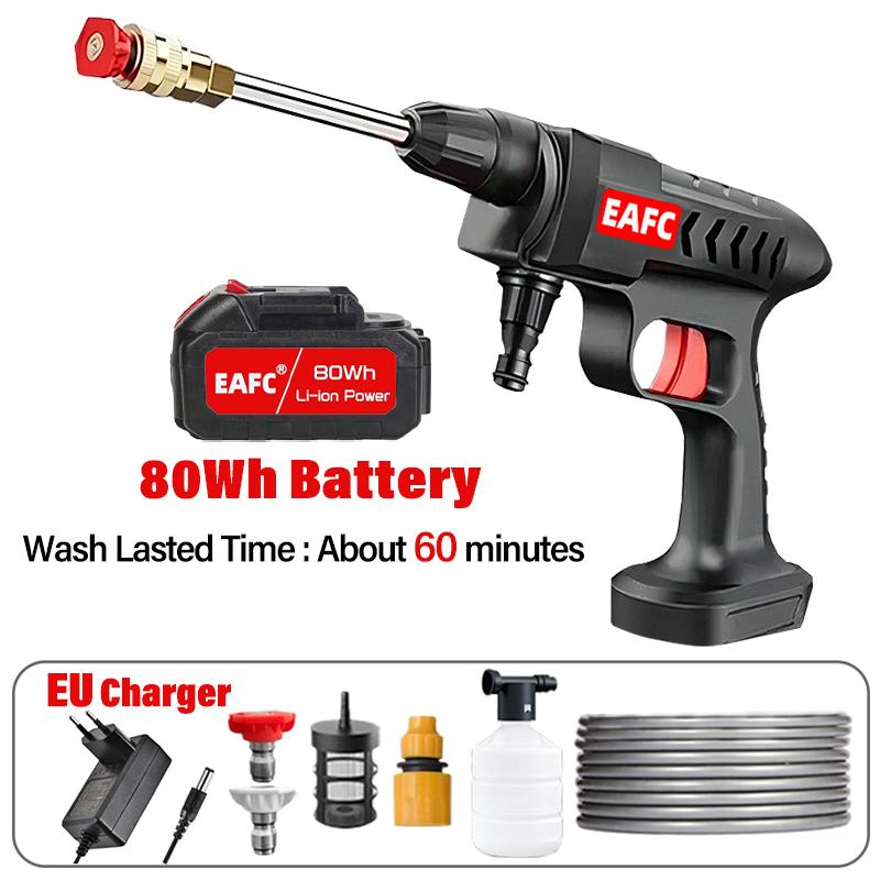 

300 Вт 60 бар беспроводная мойка для автомобиля высокого давления водяной пистолет для мойки автомобиля 20000 мАч портативная машина для мойки автомобиля для аккумулятора Makita 21 В