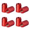 4Pcs Car Tire Valve Stems Cap Knurling Style Tire Valve Cap Aluminum Tire Wheel Stem Air Valve Cap Car Universal Accessories