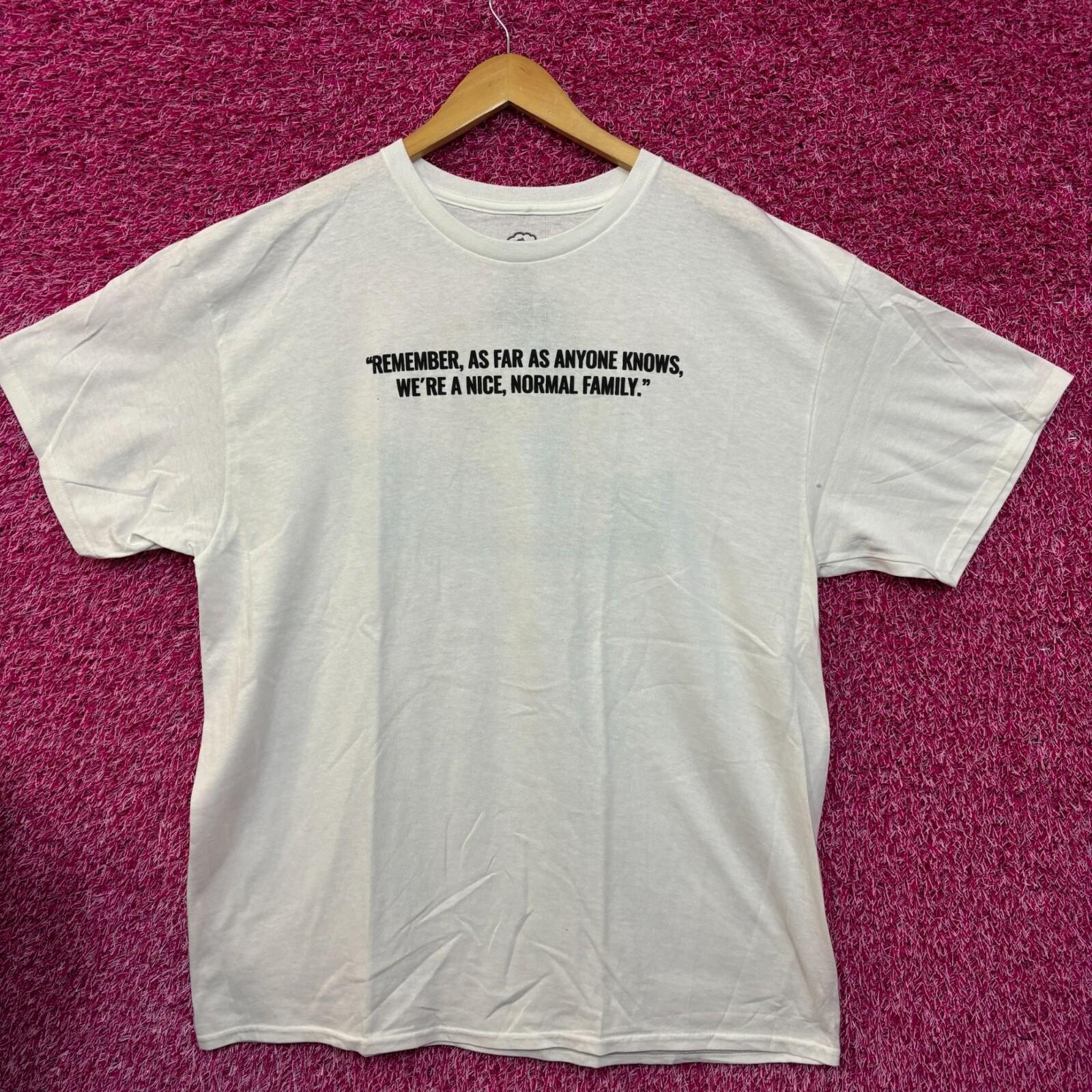 The Simpsons Couch Gag Were just a Normal family Tshirt XL S