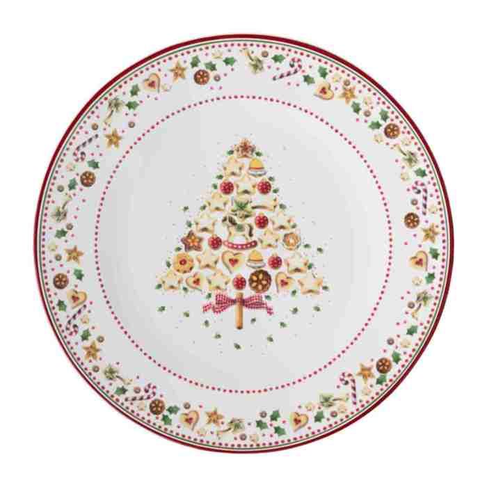 Assiette - VILLEROY &amp; BOCH - Winter Bakery Delight - Porcelaine - 32 cm - Compatible lave-vaisselle