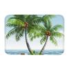 Hawaiian Beach Palm Tree Carpet Ocean Beach Area Rug Tropical Sea Sunset Floor Mat Living Room Home Indoor Mat Bathroom Doormat