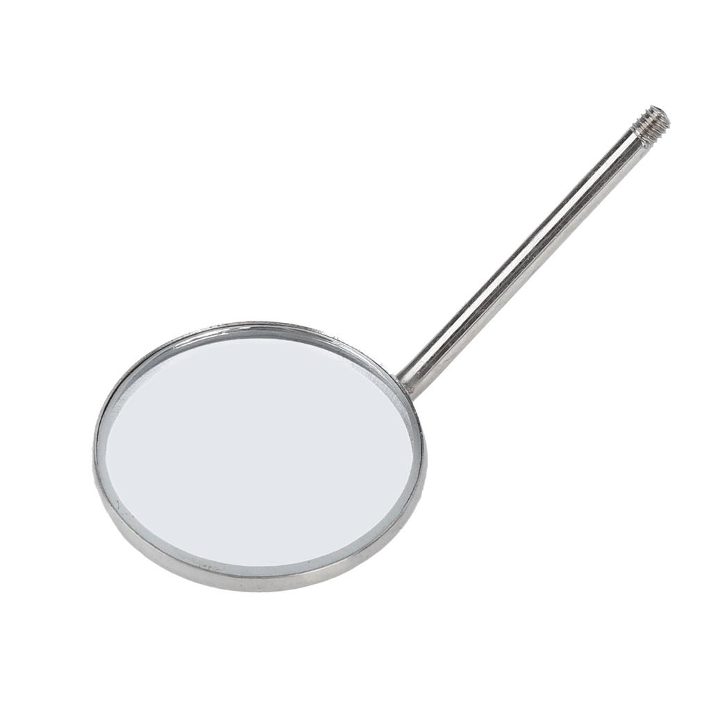 10pcs Type 5 Dental Inspection Mirror Stainless Steel Clear Observation Oral Care Teeth Mirror