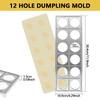 Ravioli Maker Press 10/12 Holes Ravioli Mold Tray Pelmeni Pasta Maker Kitchen Aid Pasta Press Cutter Tool Dumpling Mould Set