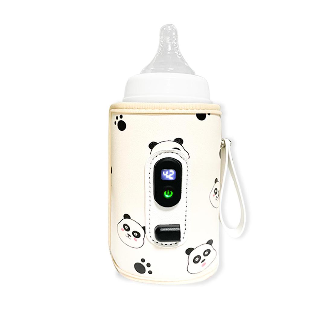 Portable Insulated Baby Bottle Warmer – Wireless, Car-Compatible, Ideal for On-the-Go Feeding
