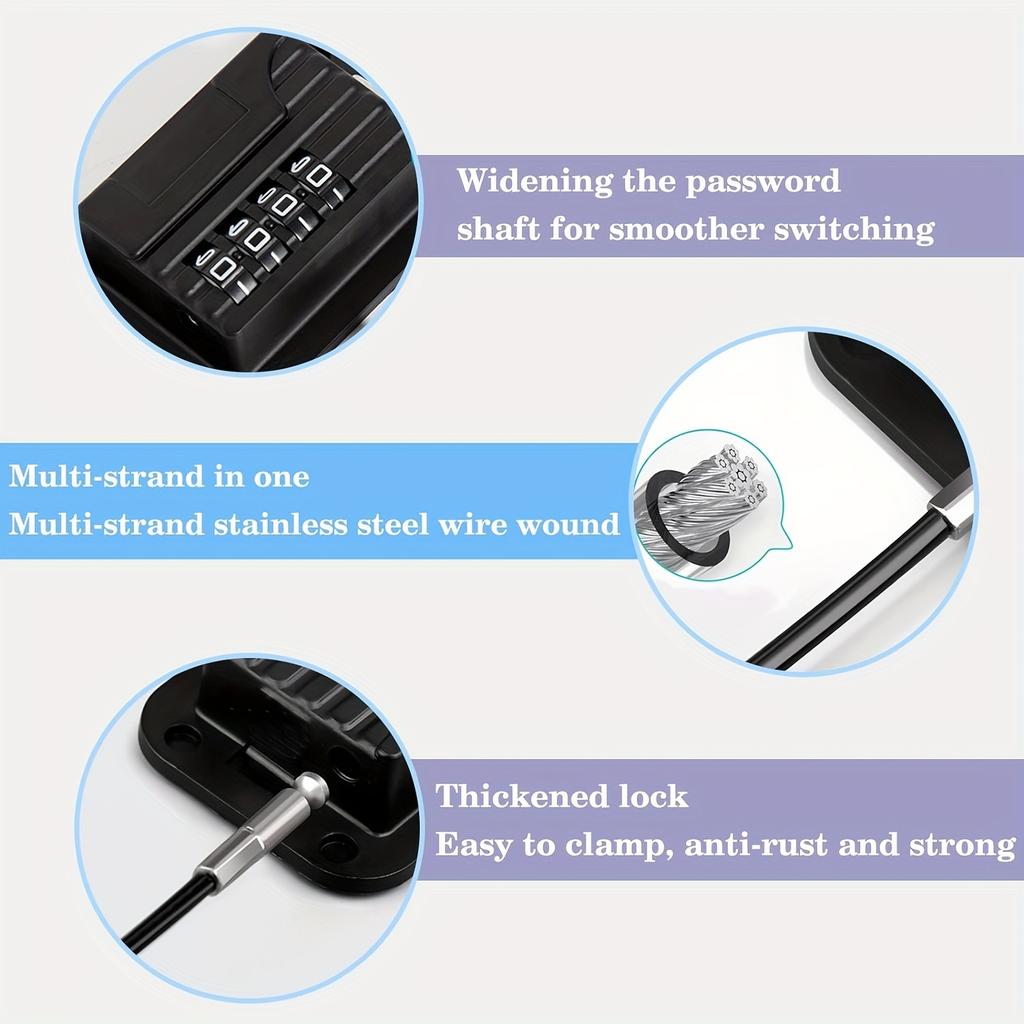 1set Password Refrigerator Fridge Freezer Door Lock, No Tools Need Or Drill, For Kitchen Refrigerator, Cabinets, Drawers, Closets, Windows, Doors