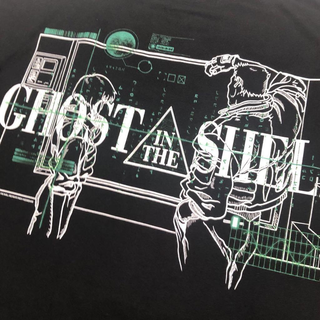 [USED] Ghost In the Shell GITS Anime Movie Vintage T-shirt Featuring Shiro Masamune and Motoko Kusanagi As the Major
