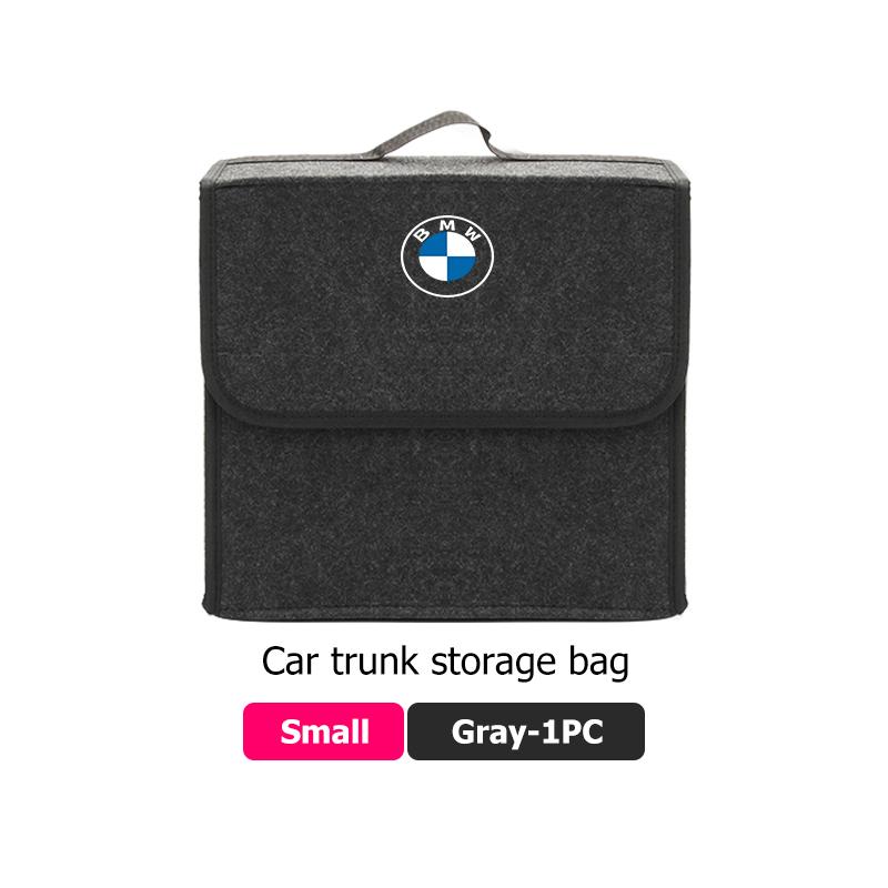 

Car large capacity felt trunk storage box interior accessories For BMW X3 X5 M5 M3 E46 E90 E60 F10 E39 F30 E36 G30 E87 E70