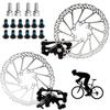 Bike Disc Brake Front & Rear Disc 160 mm Rotor Brake Kit for Mountain Bicycle