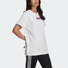 Adidas Originals Trefoil Letter Logo Vintage Summer Home Sports Crew Neck Raglan Sleeve Short Sleeve T-Shirt Women T-Shirt White H06773