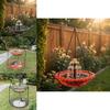 Bird Feeder And Bird Bath Hanging Decor With Automatic Feed System For Garden And Balcony