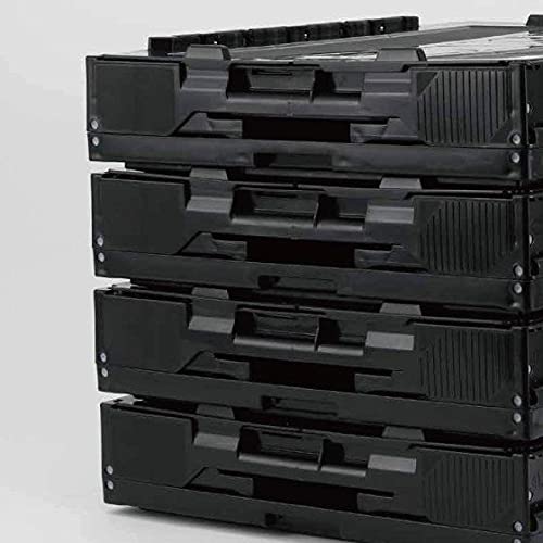 Groove Garage TOP GUN Folding Container, Approx. Dimensions: 530 x 366 x 334mm, Made of PP and LDPE