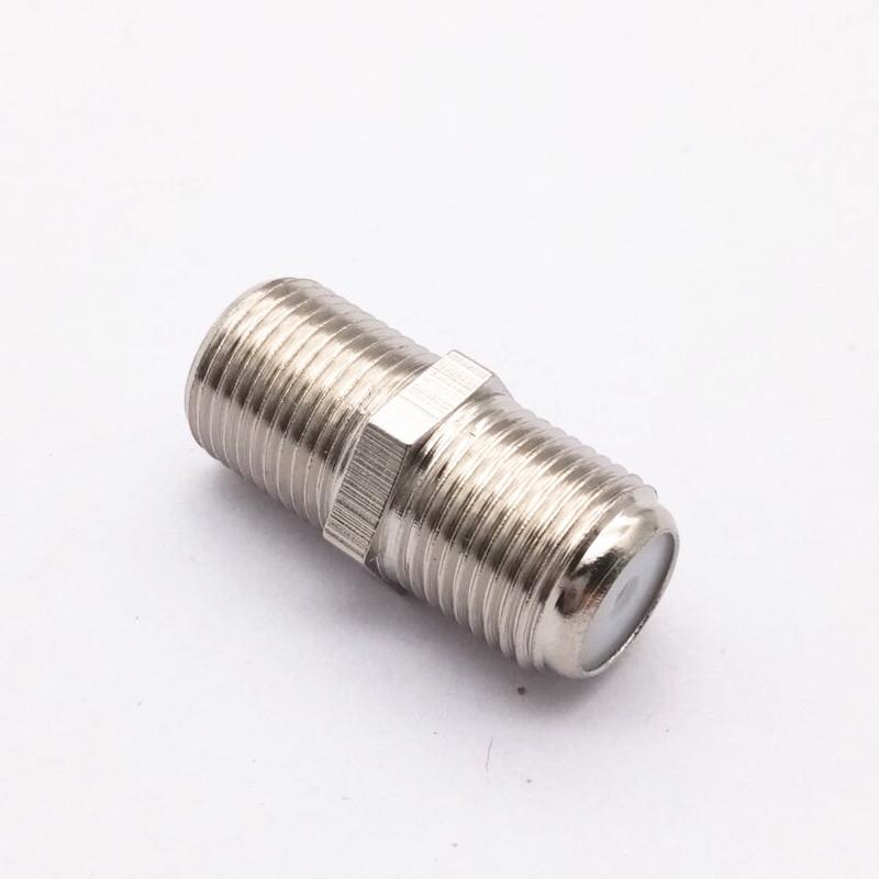 Copper F-Female TV Adapter Extension Cable Connector