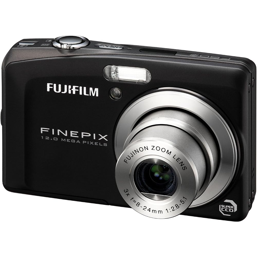 Fujifilm FinePix F60fd 12MP Digital Camera with 3x Optical Dual Image Stabilization Zoom