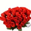 20pcs Simulated Rose Bouquet, Fabric Flowers, Artificial Flowers, Living Room Decoration, Wedding Supplies, Valentine's Day Does Not Include Vases