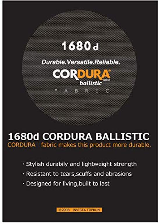 Cordura Ballistic PU 147cm Wide X 1m 1680d Nylon for (16 Gray) High-Durability Thick-Weave Bags, Outdoors, Sports, Military…