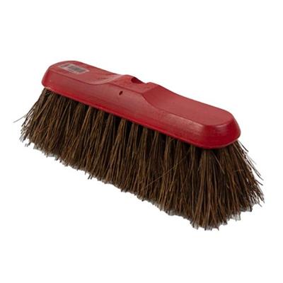 Head Only 11'' Red Dyed Stiff Bassine Sweeping Broom Threaded