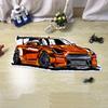 Embroidered Car Shape Rug Sports Racing Car Floor Mat Entrance Carpet Tufted Carpet  Bathroom