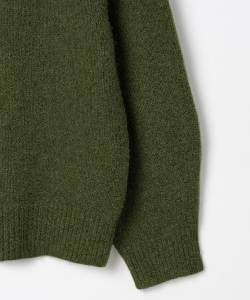 MILLO ARCHIVE Crop Silhouette Knit [Moss Green] (Type B)