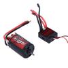5 Slot 550 Brushed Motor 80A ESC Combo Set RC Car Accessories for 1 10 RC Crawler Car(12t80A )