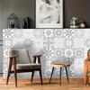 10pcs Mexican Tile Stickers Self-Adhesive Light Color Waterproof Wall Stickers Floor Sticker for Bedroom Kitchen Bathroom Stairs Garden Floor