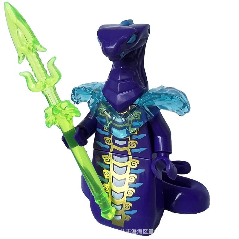 Villain Ninja Basilisk Tide Play Building Block Doll Assembly Educational Toys