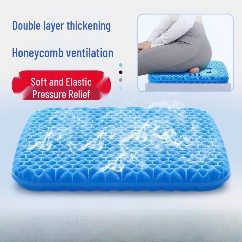 B.Y.K TPE Honeycomb Gel Cooling Seat Cushion